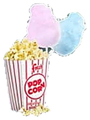 Algodón de azúcar rosa y azul