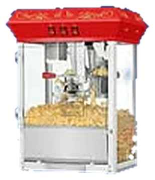 Máquina de popcorn roja
